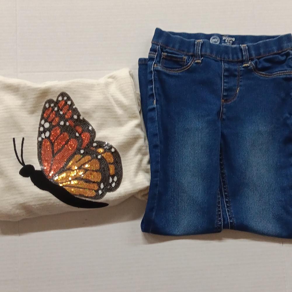 Wonder nation girls size 7-8 outfit